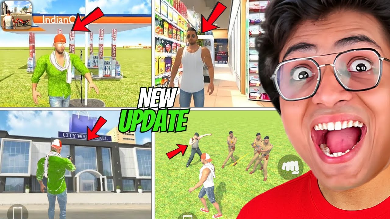 New Cheats in this INDIAN BIKE DRIVING 3D Copy Mobile Game😱 Shopping Mall Update