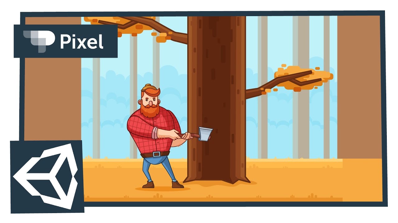 Создаем игру аналог Wood Cutter в Unity | уроки для новичков