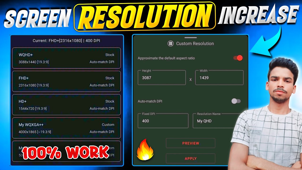 How To Increase Screen Resolution On Android Mobile||Mobile Screen Resolution Kaise badhaye Hindi 💥