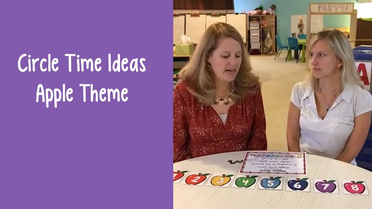 Circle Time Ideas - Apple Theme