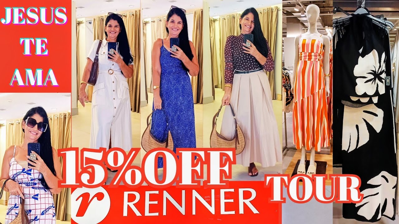TOUR NA RENNER E PROVADOR 15%OFF NAS COMPRAS ACIMA DE 199 /CUPOM ROSOARES #tour 