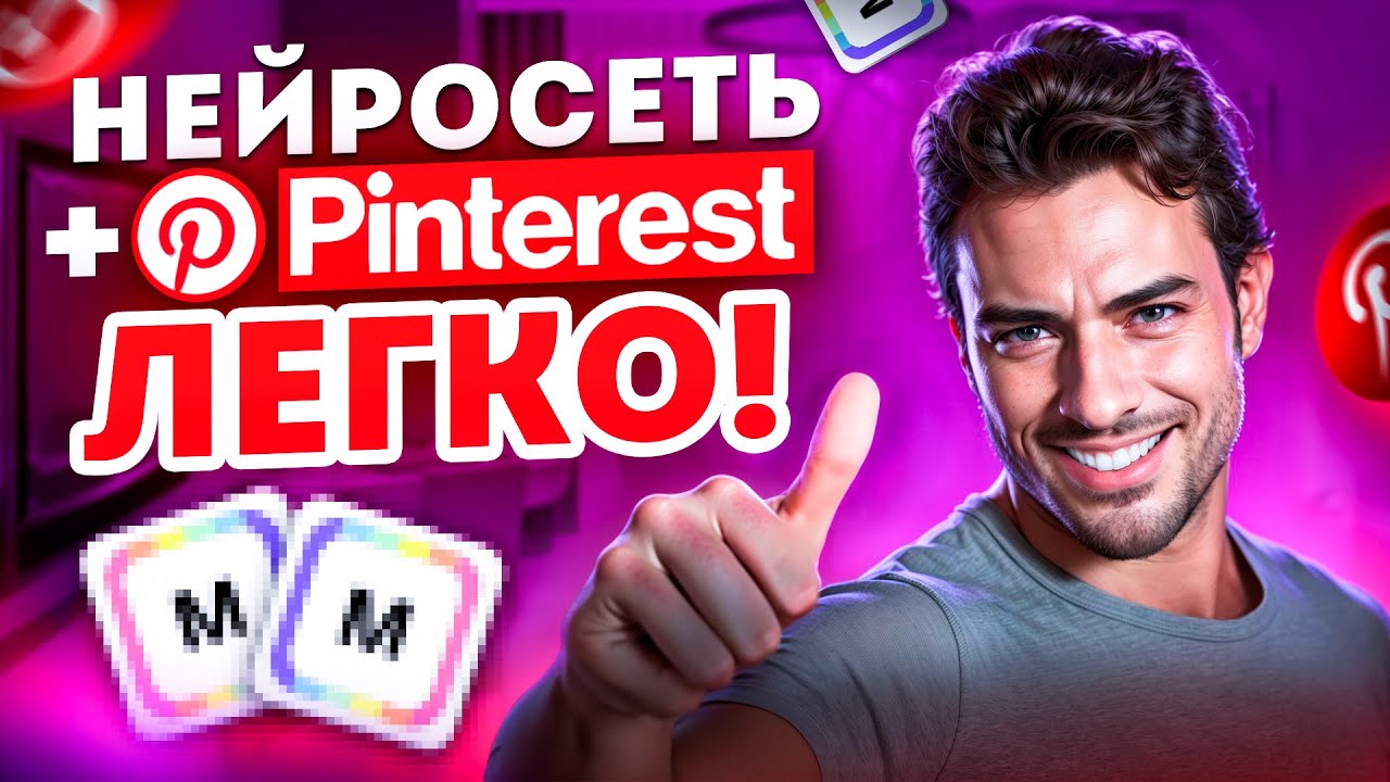 Заработок В Интернете Без Вложений 2024 | Нейросеть + Pinterest