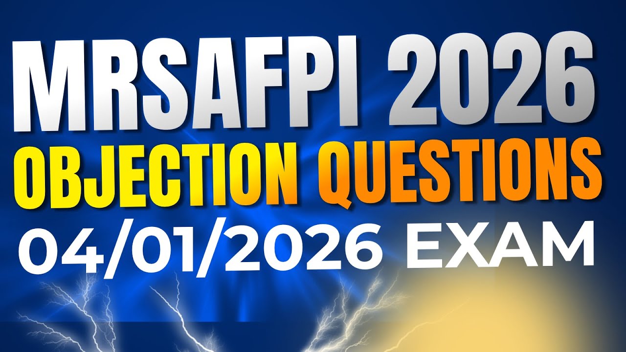 MRSAFPI Objection Questions 2026 | MRSAFPI Grace marks | AFPI Coaching in Punjab