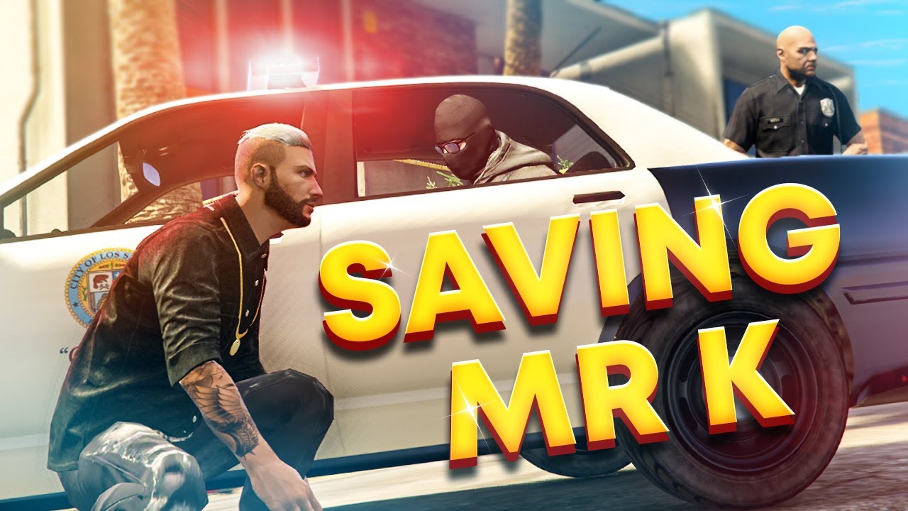 Рэнди Буллет спасает мистера К., а затем уничтожает копов | GTA RP Nopixel