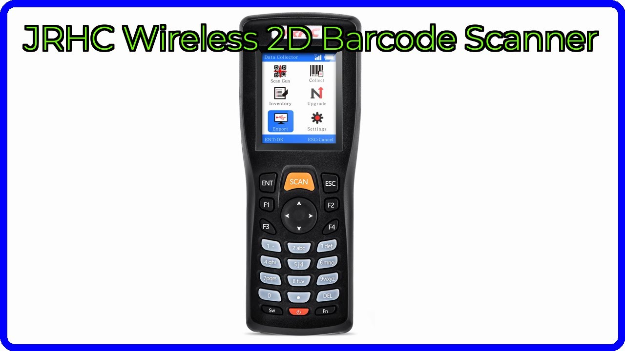 REVIEW (2025): JRHC Wireless 2D Barcode Scanner. ESSENTIAL details.