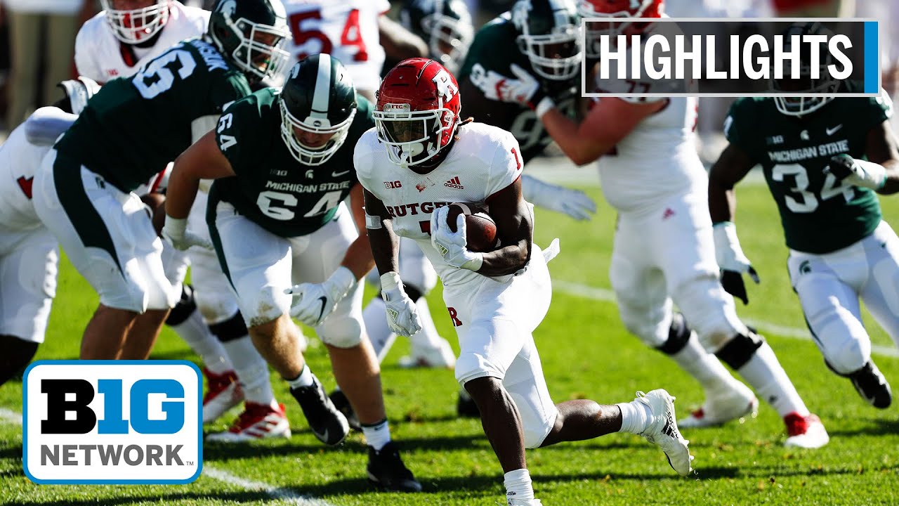 Highlights: Isaih Pacheco and Rutgers Get a B1G Win | Rutgers at Michigan State | Oct. 24, 2020