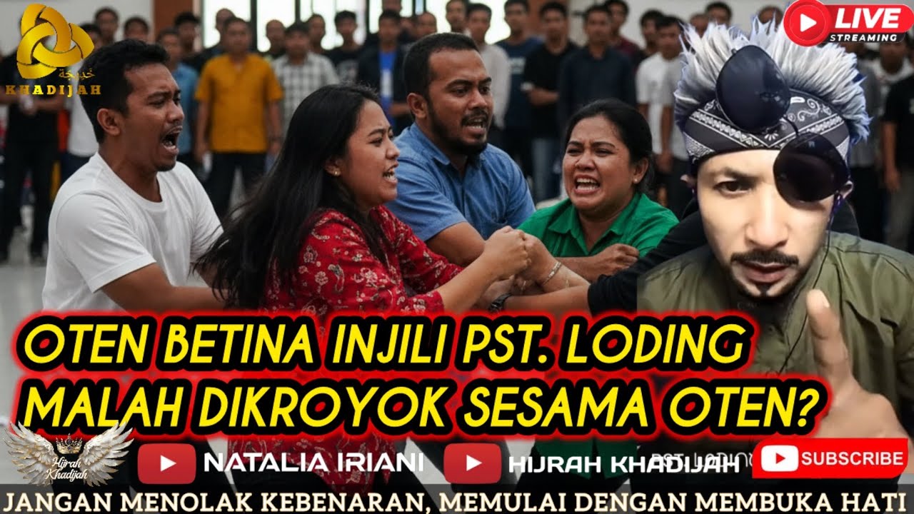 🔴SERU‼️ DIKEPRET PST. LODING OTEN BETINA AUTO DIKROYOK SESAMA OTEN? | HIJRAH KHADIJAH 