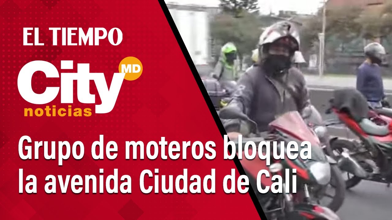 CityNoticias mediodía 28 de enero: Grupo de moteros bloquea la avenida Ciudad de Cali con calle 26