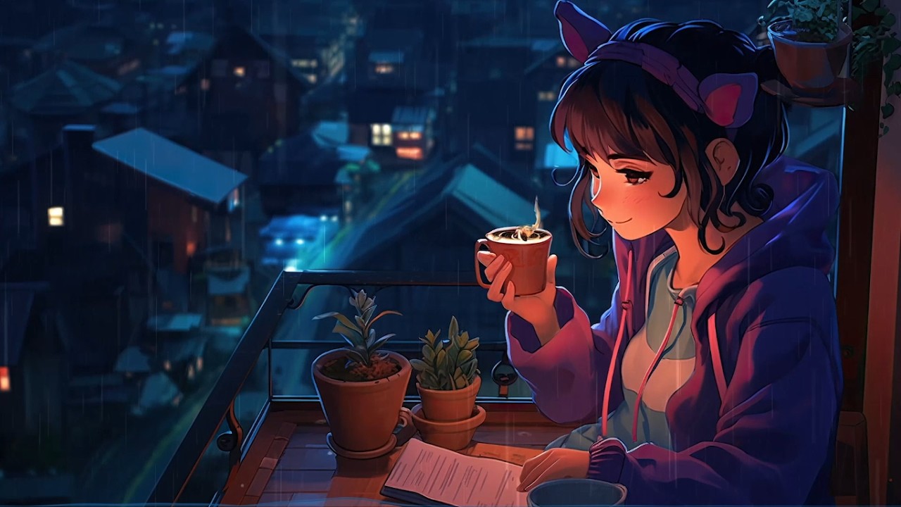 Day 72 – Calm Evening Vibes 🌆 | Lofi Beats to Study, Relax & Sleep | Lofi Corner