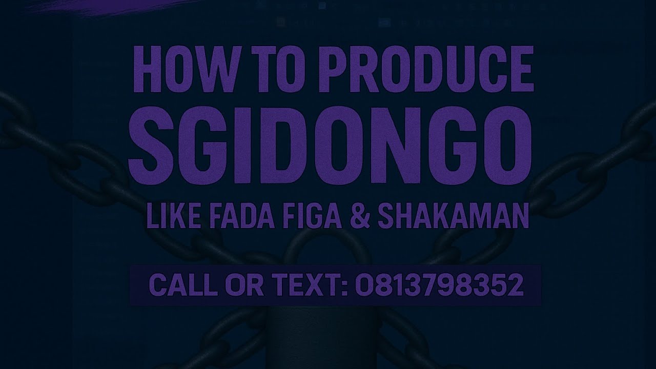 HOW TO PRODUCE SGIDONGO LIKE || FADA FIGA || FL STUDIO TUTORIAL 2025