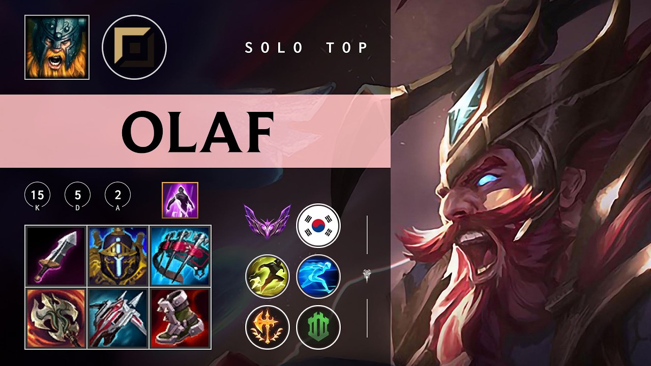 Olaf Top vs Riven - KR Master Patch 26.04