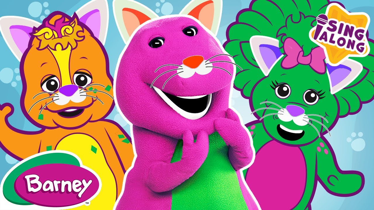 Three Little Kittens | Barney Nursery Rhymes and Kids Songs