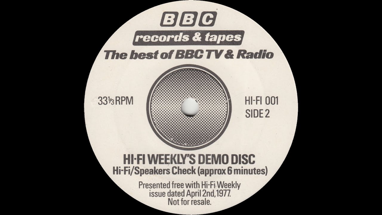 HiFi Weekly BBC - Hi-Fi/Speakers Check