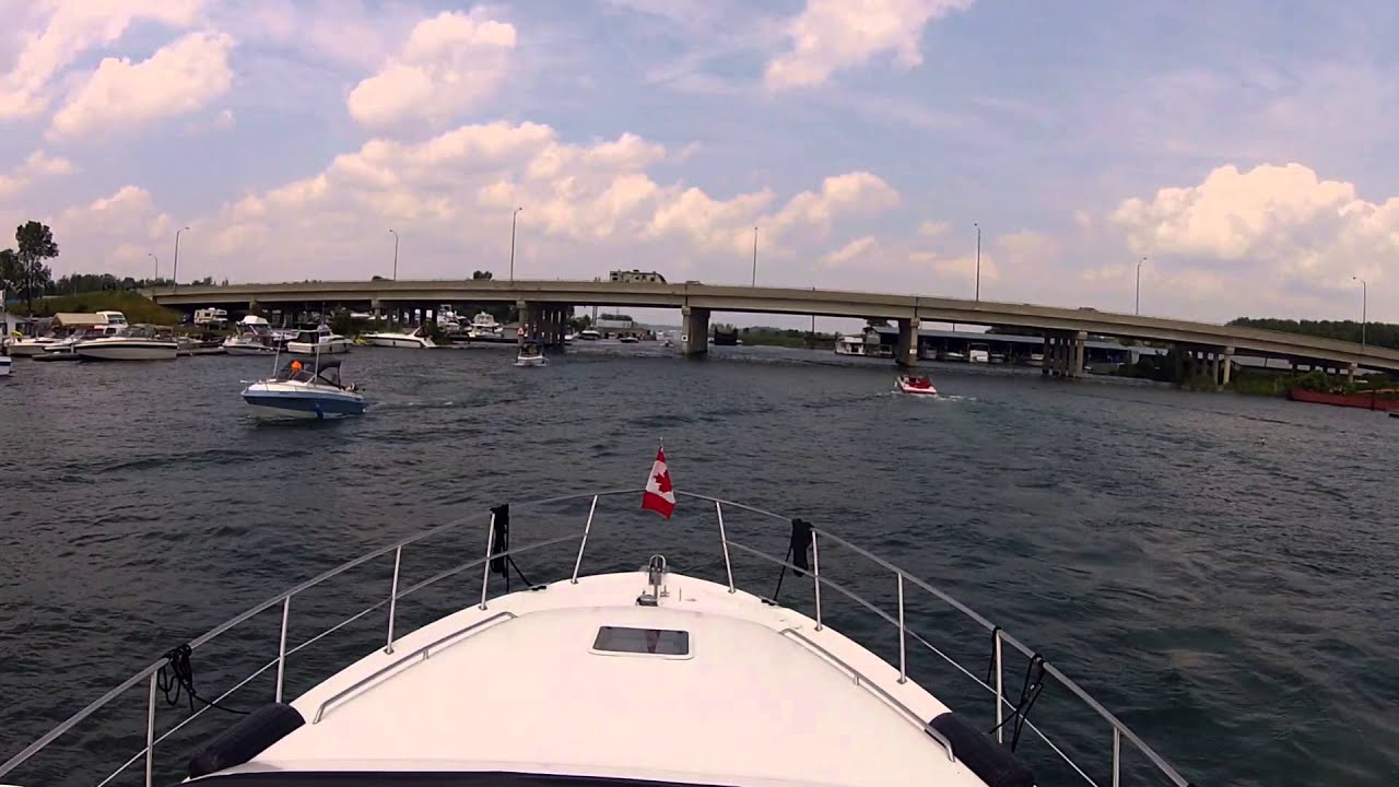 Boating Through Couchiching Narrows