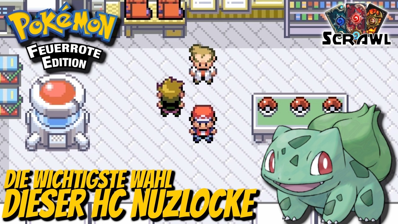Pokémon Feuerrot Hardcore Nuzlocke | Der Start in ein neue Abenteuer [german]