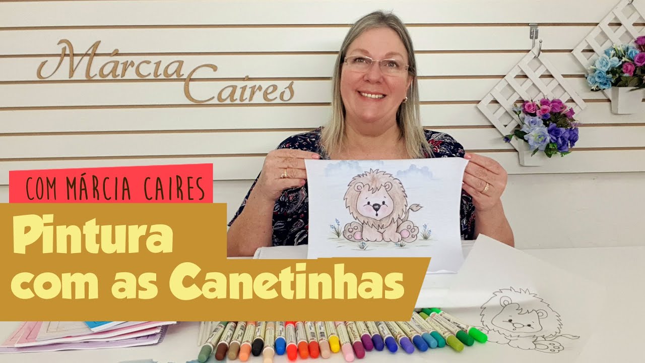 Tudo em Cima | Pintura com as Canetinhas por Márcia Caires