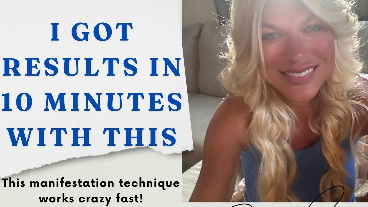 This manifestation technique works crazy fast!