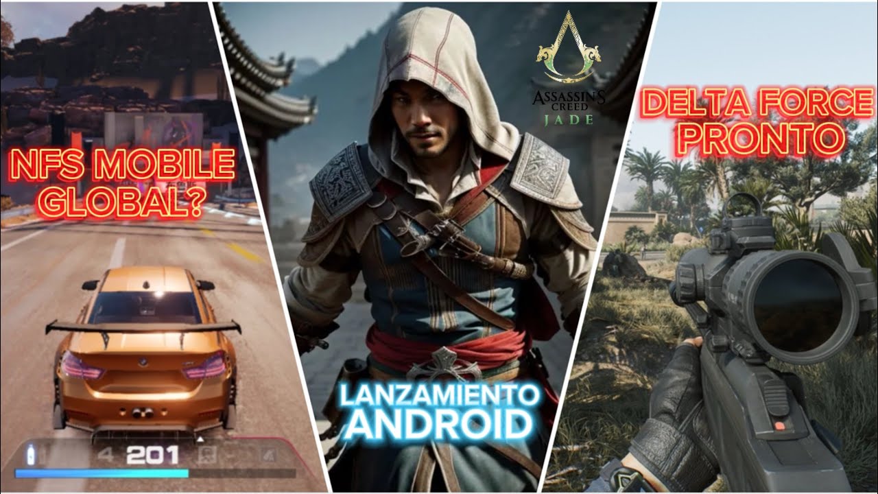 DELTA FORCE MOBILE PRONTO, NUEVO ASSASINS CREED ANDROID VUELVE Y NFS MOBILE GLOBAL?