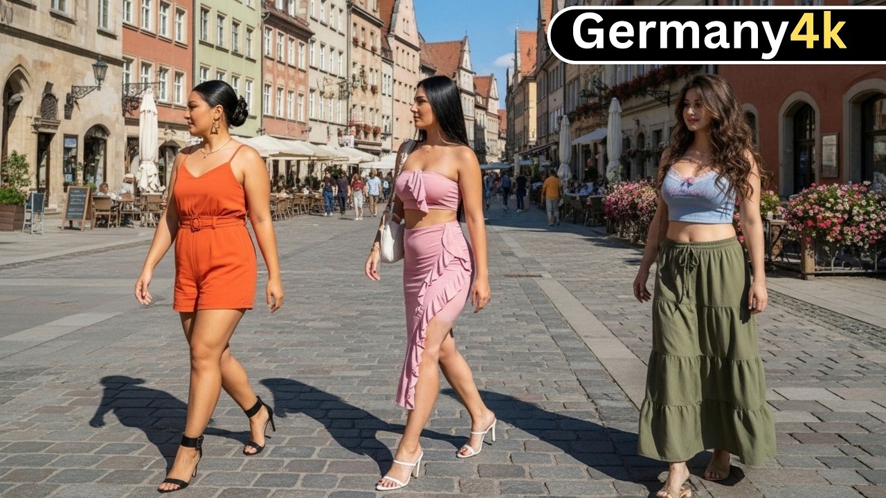 Germany 4K Walking Tour 🇩🇪 | Historic Streets & Street Sounds
