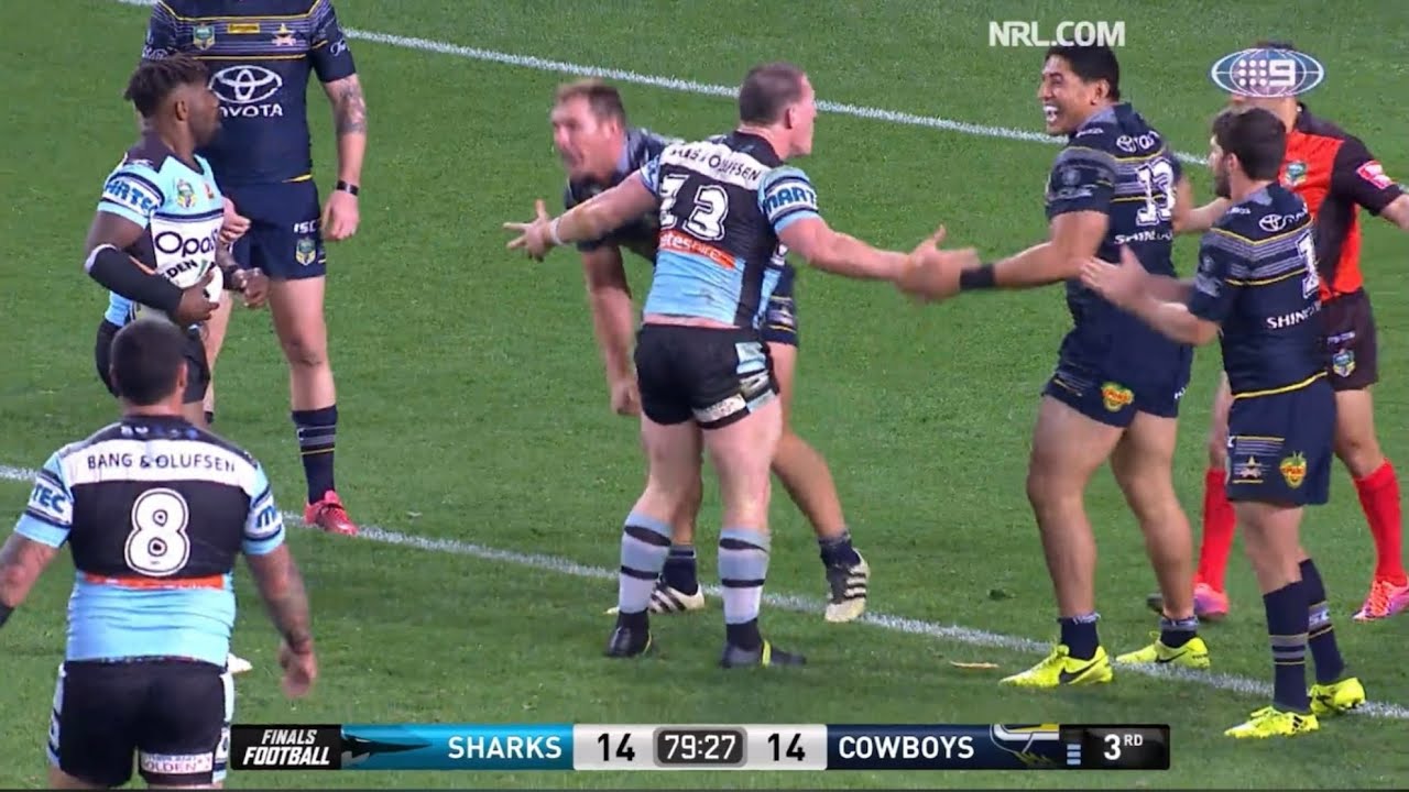 Cowboys vs Sharks - 2017 Finals Week 1 : NRL Telstra Premiership 