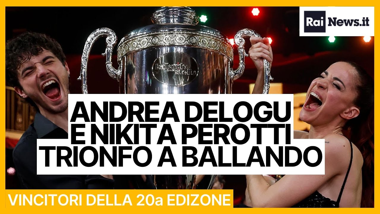 Andrea Delogu e Nikita Perotti trionfano a Ballando con le Stelle: la coppia vince la 20a edizione