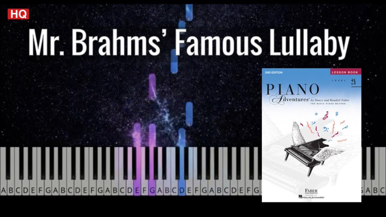 Mr. Brahms' Famous Lullaby (DUET) | Piano Adventures 2A Lesson Book