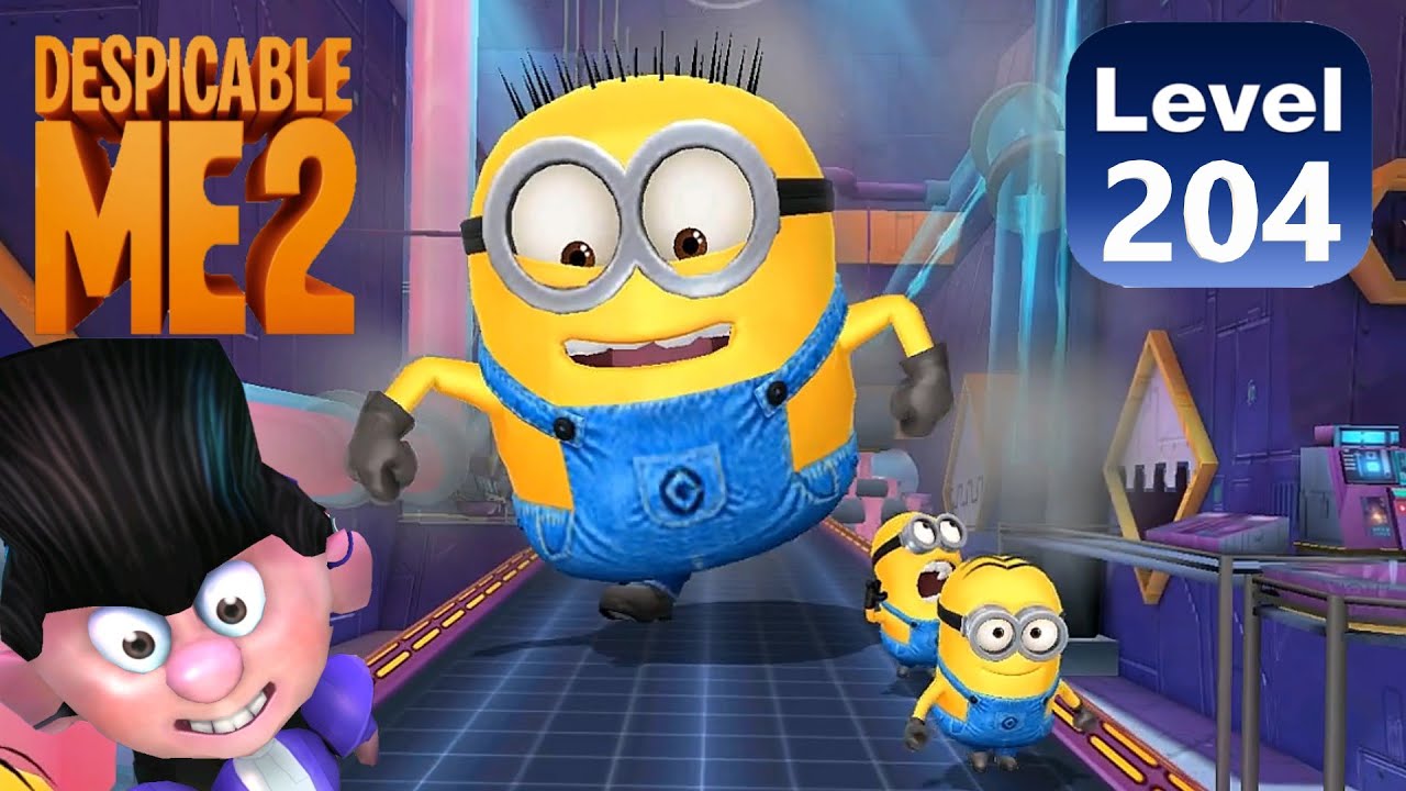 Minion Rush Jerry minion Bratts Lair level 204 Xbox PC gameplay Despicable me 2 minions