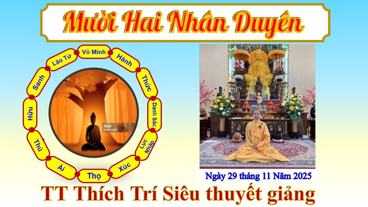 Mười Hai Nhân Duyên - TT Thích Trí Siêu - Ngày 29 tháng 11 năm 2025