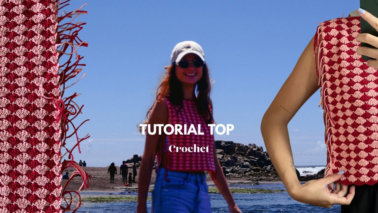 Top Vest f&aacute;cil a crochet❤️&zwj;🔥 tutorial de tejido✨