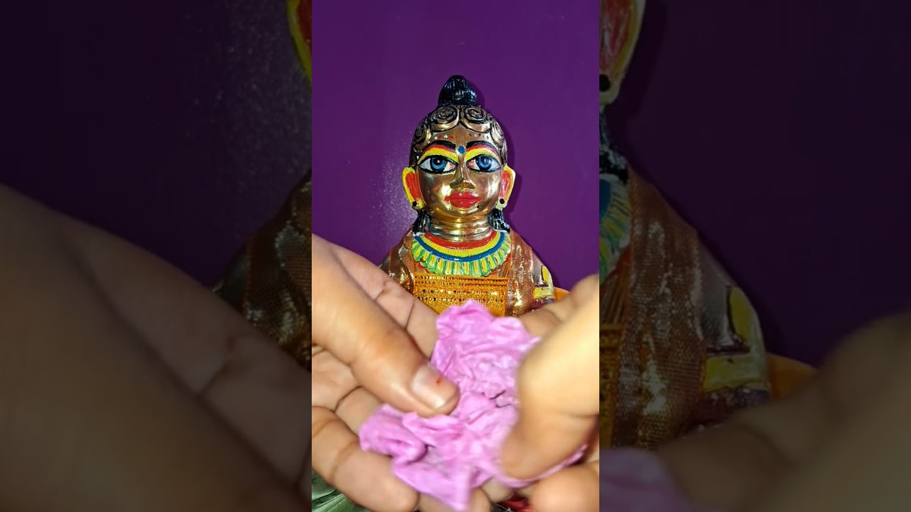 🌟🌟Laddu gopal gold earrings  💫💫#goldearrings #gopalseva #gopalthakur #ytshorts