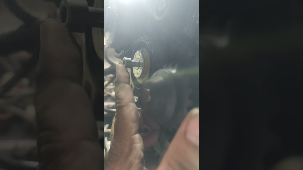 troca da correia dentada e sincronismo da. correia do TIGGO 2 DA CHERY ( curta e siga)