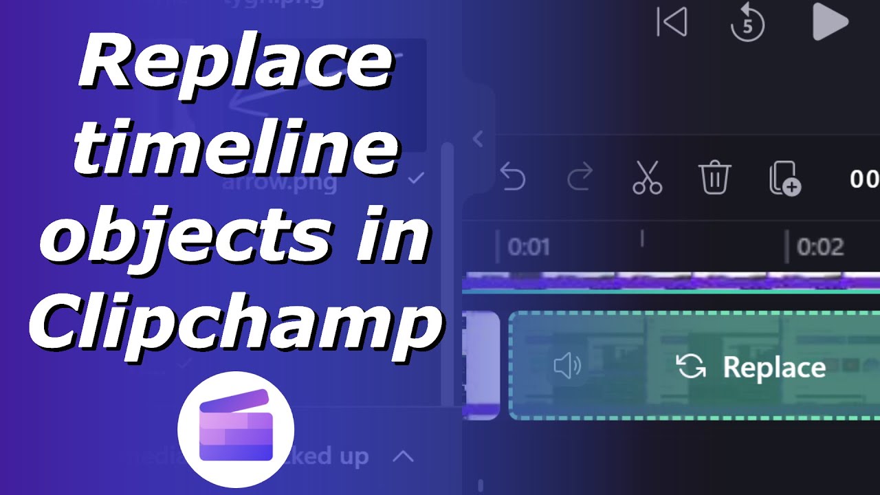 Replace timeline objects in Clipchamp | Clipchmp video editing tips and tricks | Edit videos faster