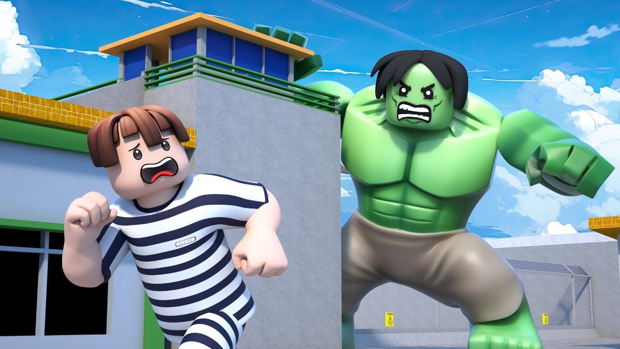 ROBLOX Brookhaven 🏡RP: Couple Prisoner Vs Hulk (Roblox Animation) | Roblox Bacon