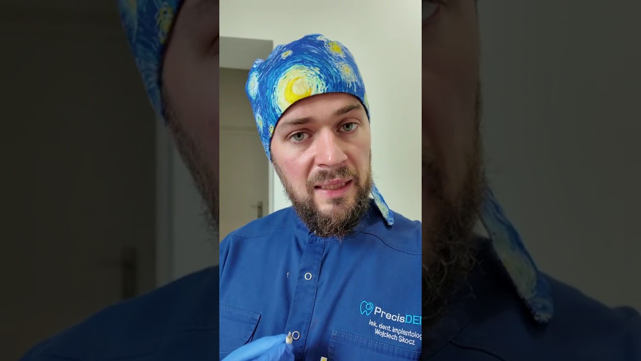 🦷 Korona na implant: cyrkon + ceramika💎 #implanty #stomatologia #uśmiech