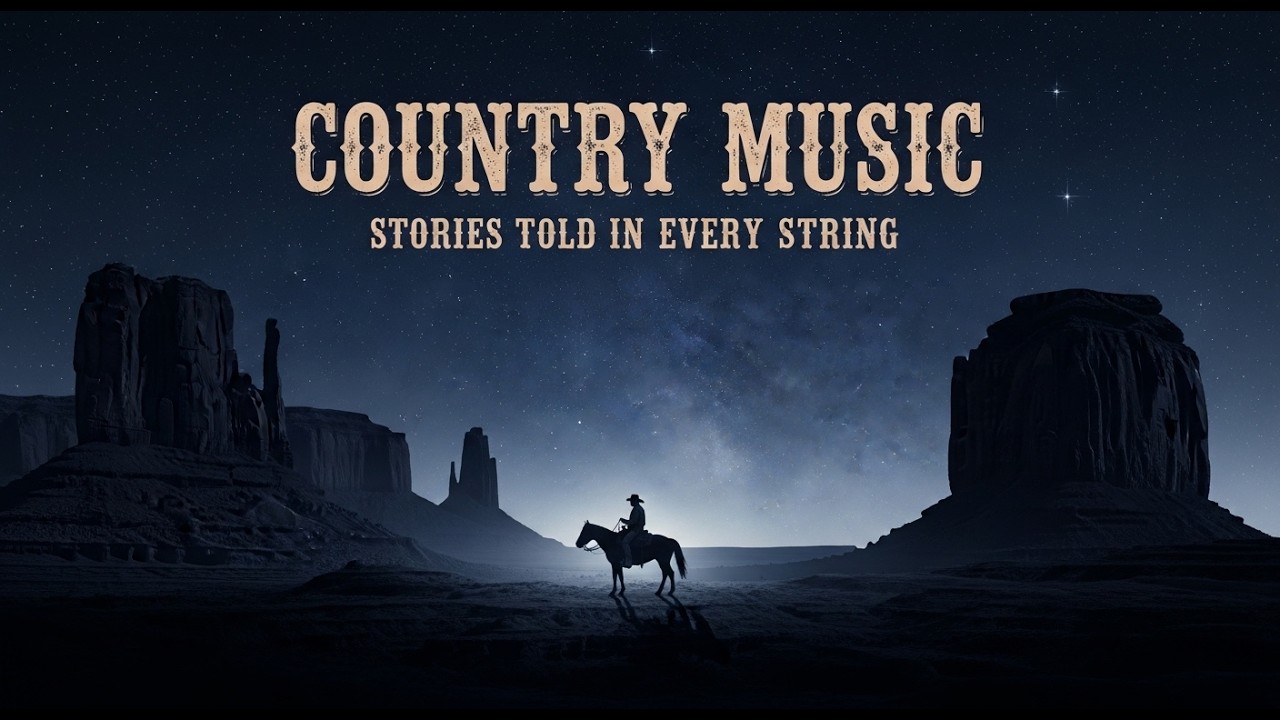 Timeless Country Playlist | Classic Country Songs with Soft Acoustic Night Ambience