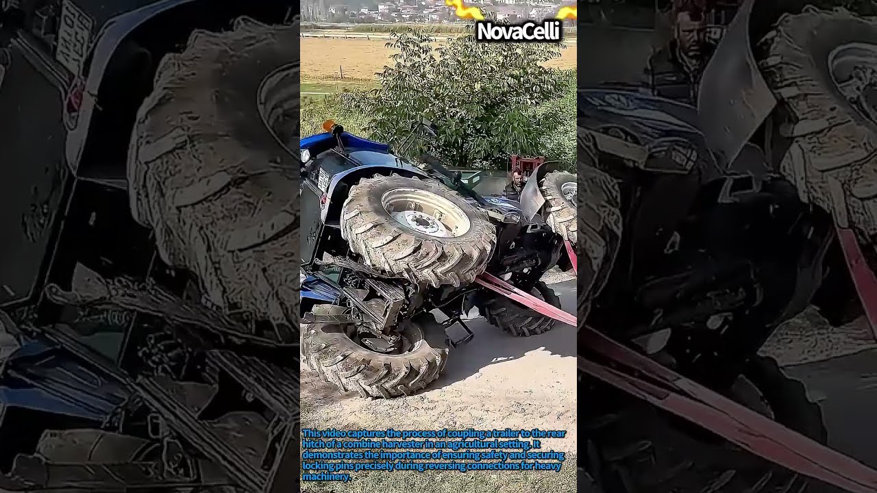 Dangerous Rollover Accident! Tractor Rescue Operation #worker #process #rescue #accident #tractor