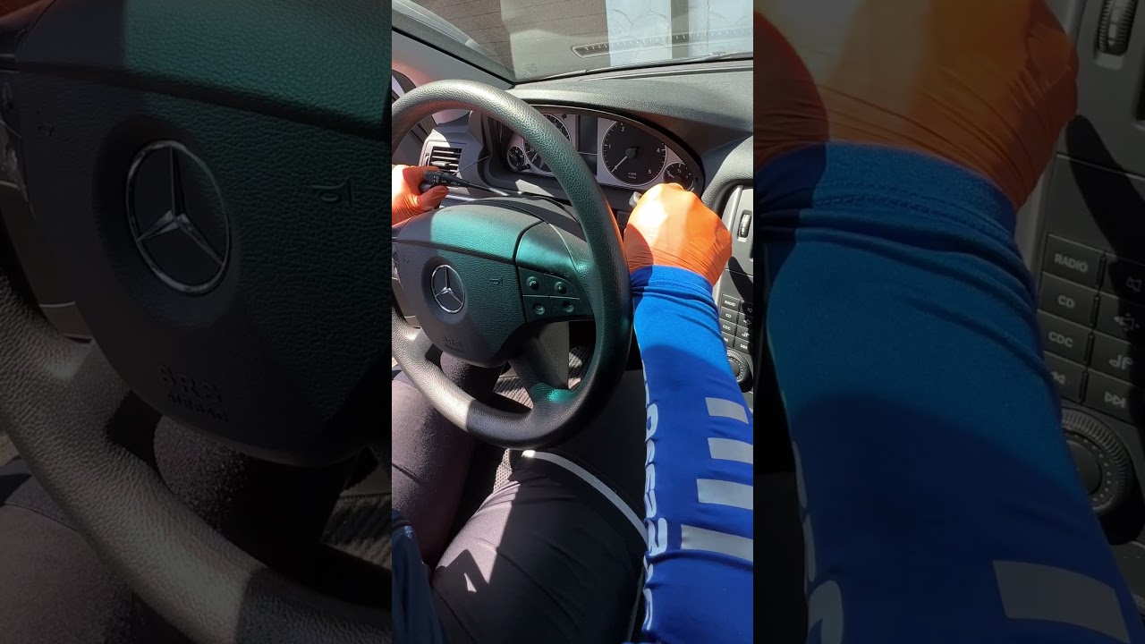 Mercedes B-Klasse KombiInstrument Selbst Ausbauen, W245, Odometer change