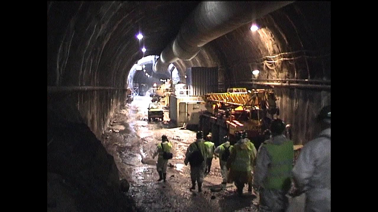 GTF 19/09/2003 La LGV3 (Liège-Aachen) en travaux, visite du tunnel de Soumagne (DV)