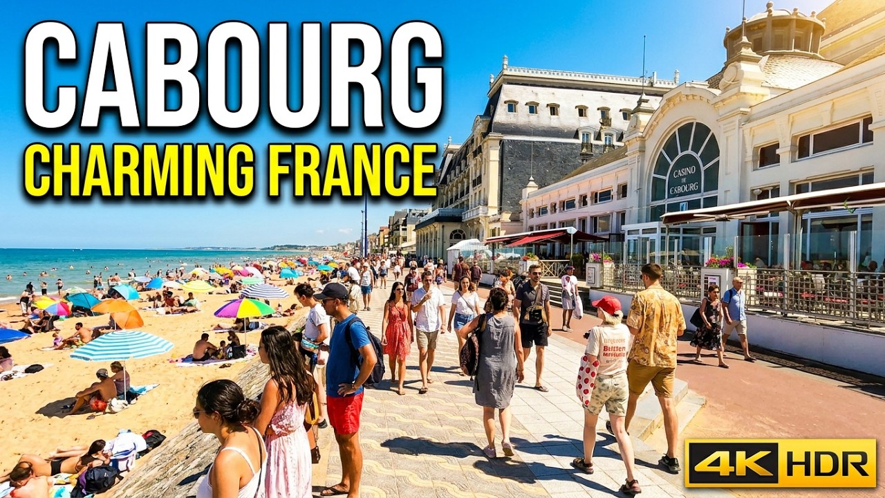 CABOURG, FRANCE - Charming costal town in Normandy, France  🇫🇷