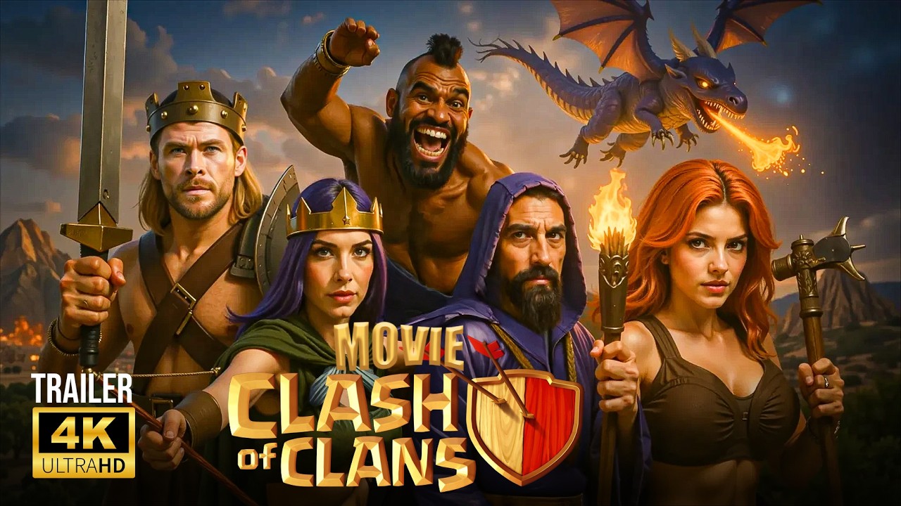 Clash of Clans, серия I, трейлер концепции искусственного интеллекта Netflix