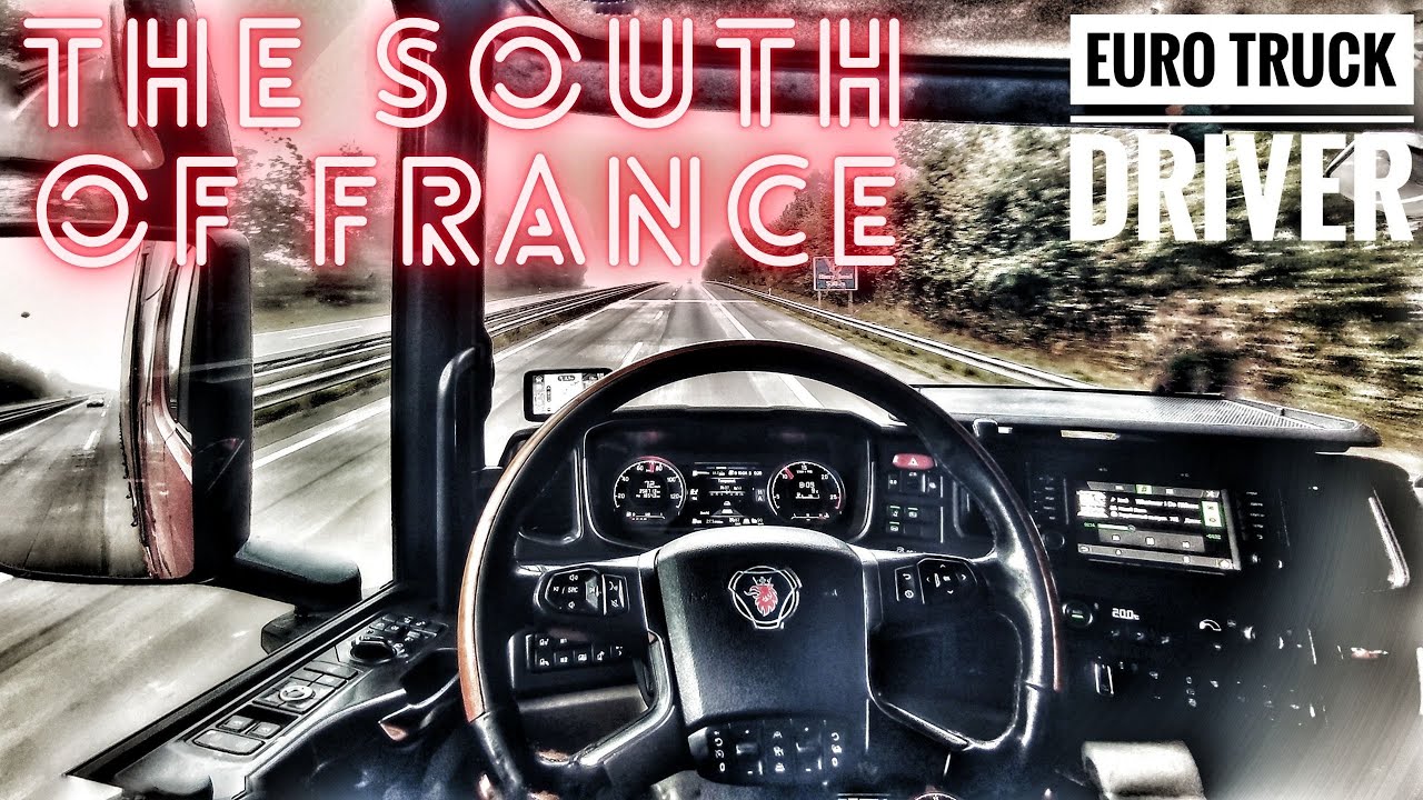 POV driving. South of France.