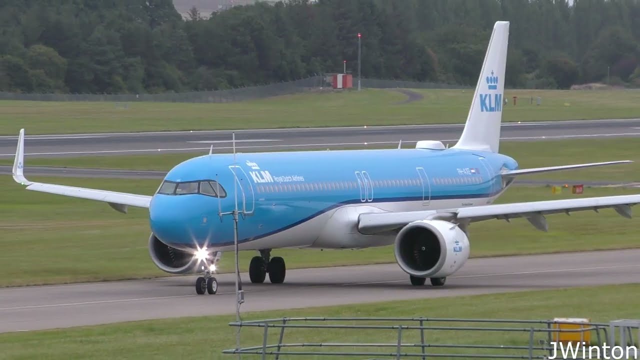 NEW KLM A321neoUpgrades Amsterdam to Edinburgh service
