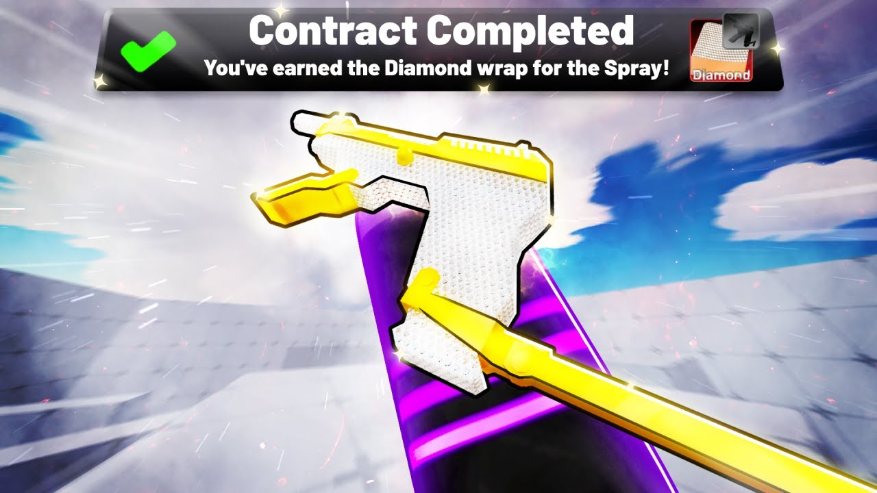 ПЕРВЫЙ ИГРОК, РАЗБЛОКИРОВАВШИЙ АЛМАЗНЫЙ СПРЕЙ в Roblox Rivals..