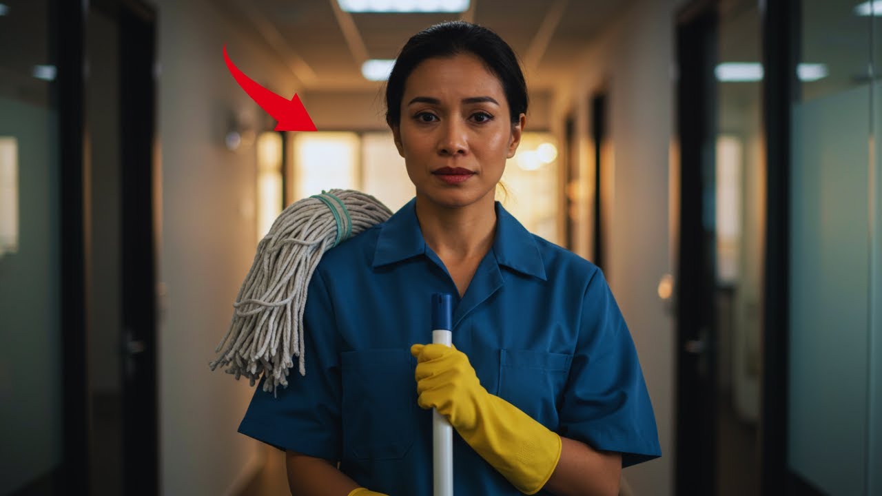 Female CEO Disguised as Janitor to Test Employees—One Man's Kindness Made Her Heart Stop…
