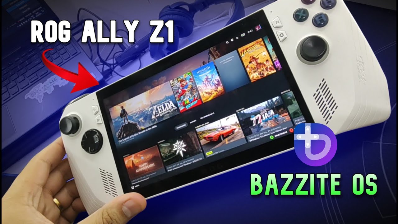 Rog Ally Z1 com Bazzite OS em 2025