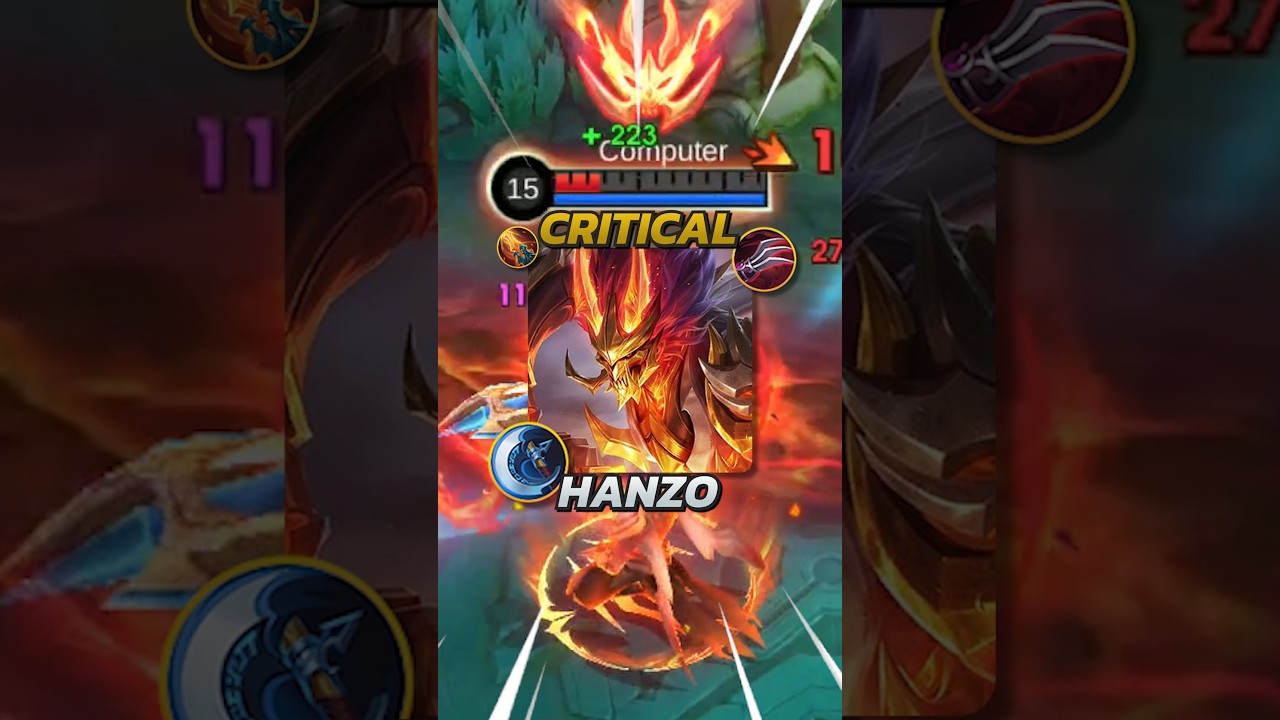 Critical Hanzo vs Trinity Hanzo! Mobile Legends #mobilelegends #mlbb #mlbbcreator #mlbballstar