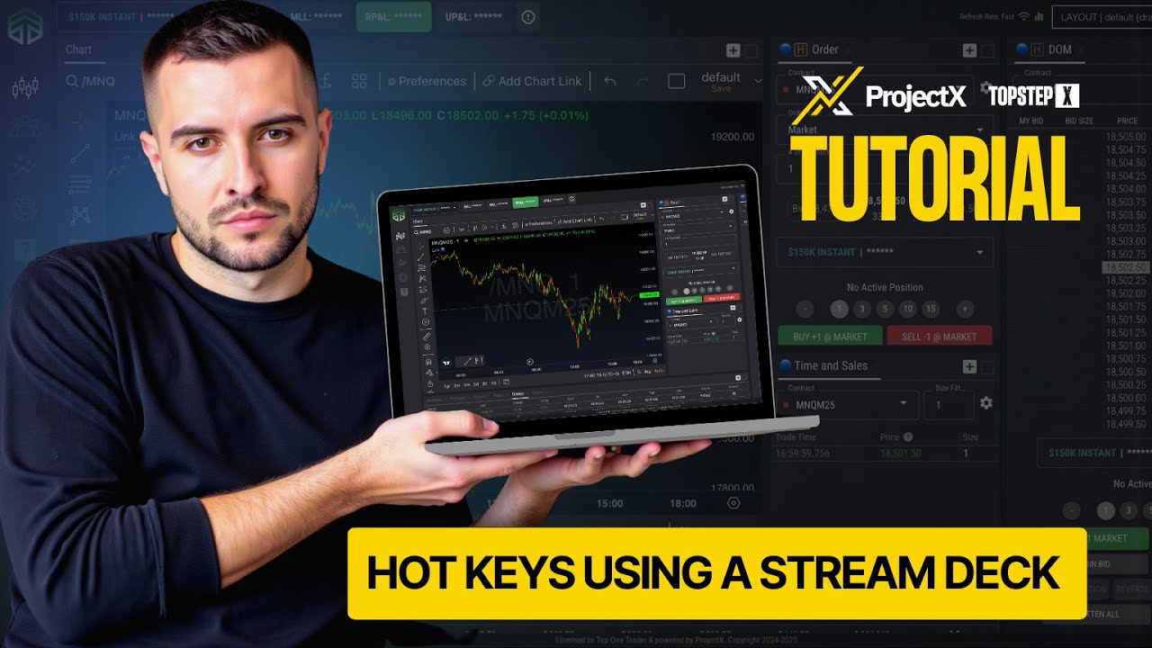ProjectX / TopstepX - Hot Keys Using A Stream Deck