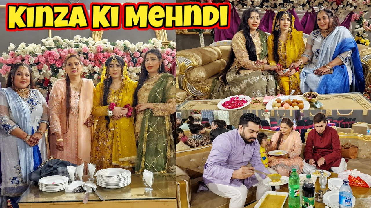 KINZA KI MEHNDI💛 | Hum Gaye Rasam Karne | Gulreaz Ki Entry Per Kinza Ka Reaction Kia Tha😍