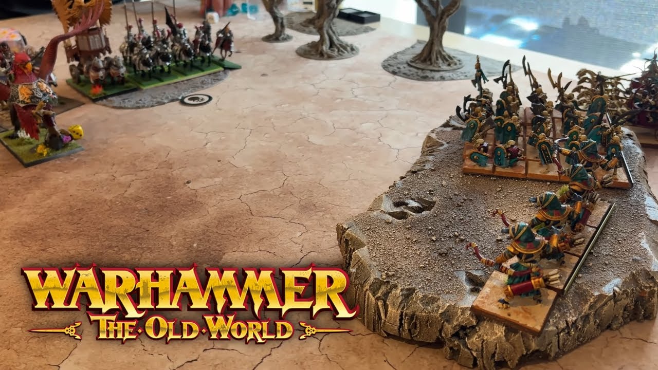 Отчет о битве между Империей Старого Света и Царями Гробниц в Warhammer: