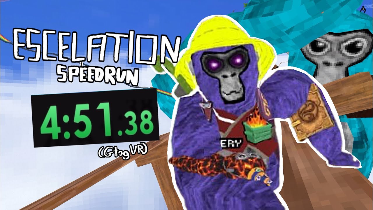 MAXO&rsquo;S ESCALATION SPEEDRUN! / Gorilla tag VR (4:51)